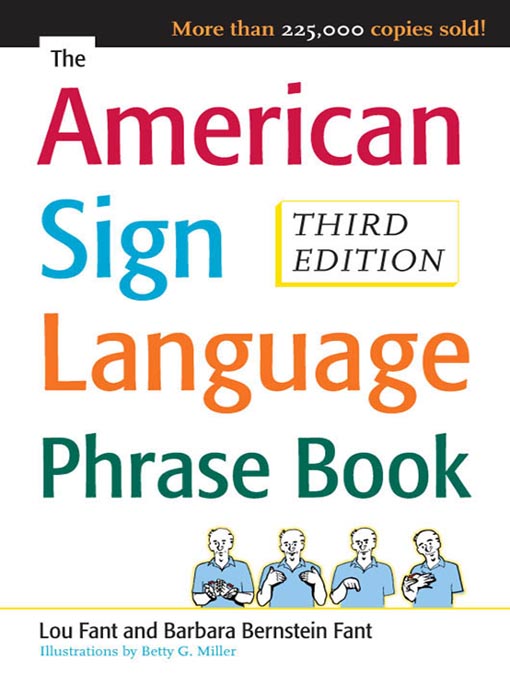 Title details for The American Sign Language Phrase Book by Barbara Bernstein Fant - Available